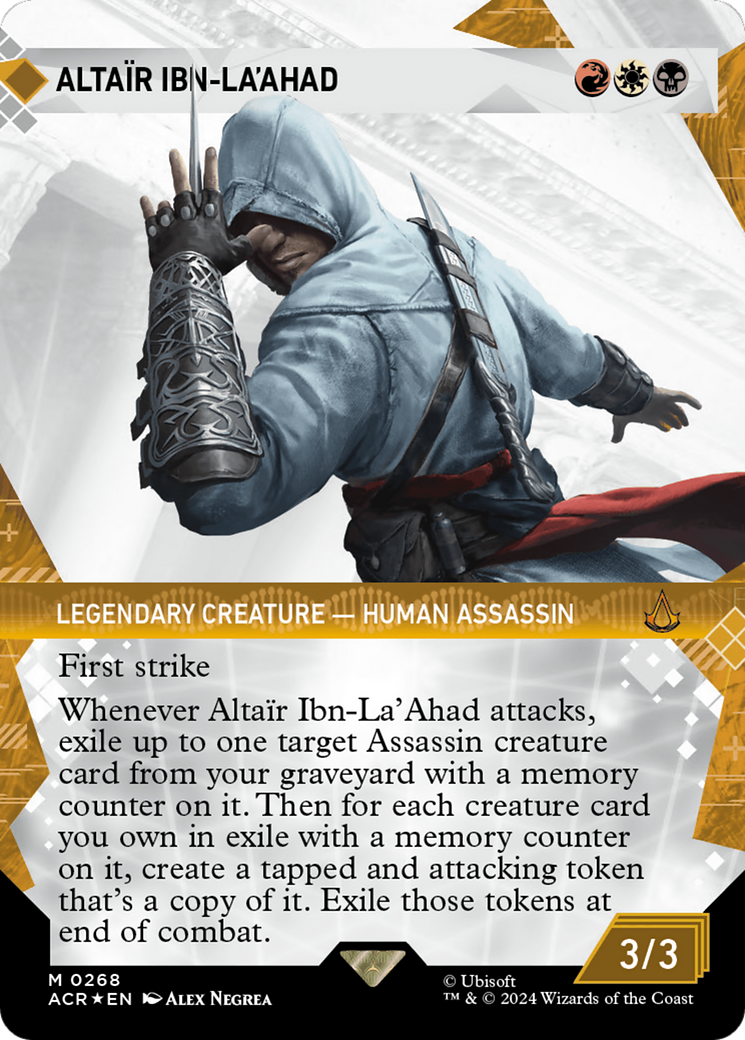 Altair Ibn-La'Ahad (Showcase) (Textured Foil) [Assassin's Creed] | Nerdhalla Games