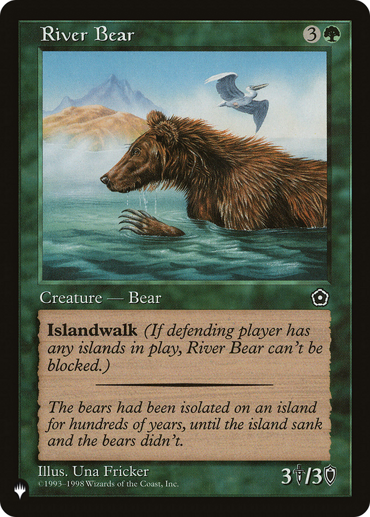 River Bear [The List Reprints] | Nerdhalla Games