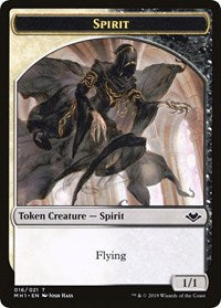 Spirit // Golem Double-Sided Token [Modern Horizons Tokens] | Nerdhalla Games