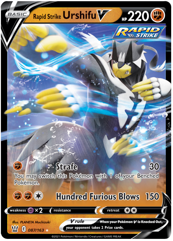 Rapid Strike Urshifu V (087/163) [Sword & Shield: Battle Styles] | Nerdhalla Games