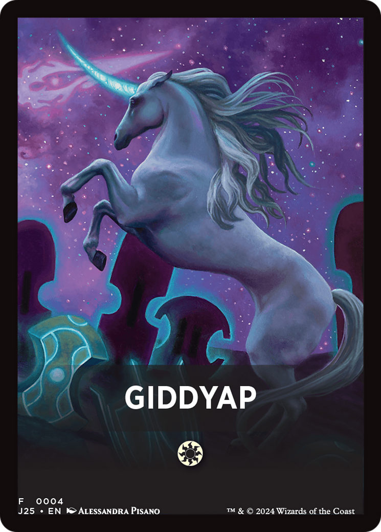 Giddyap Theme Card [Foundations Jumpstart Front Cards] | Nerdhalla Games