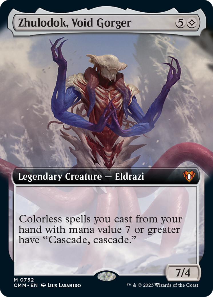 Zhulodok, Void Gorger (Extended Art) [Commander Masters] | Nerdhalla Games