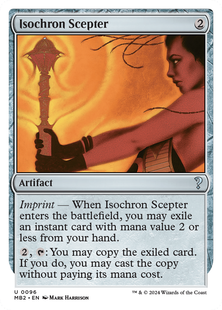 Isochron Scepter (White Border) [Mystery Booster 2] | Nerdhalla Games