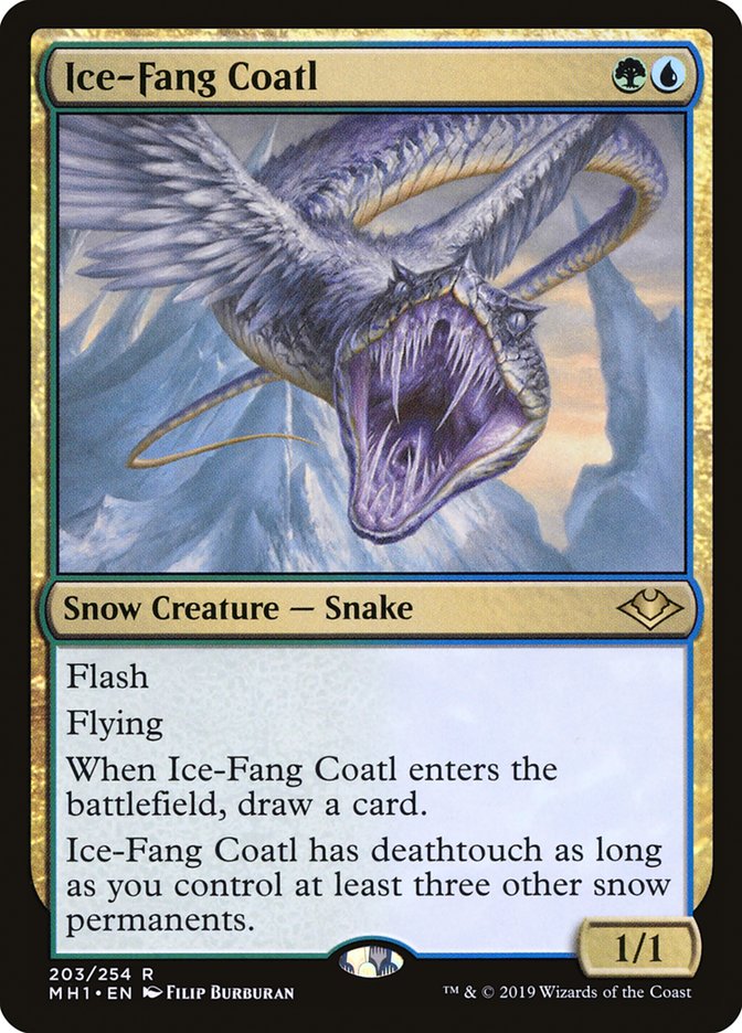 Ice-Fang Coatl [Modern Horizons] | Nerdhalla Games