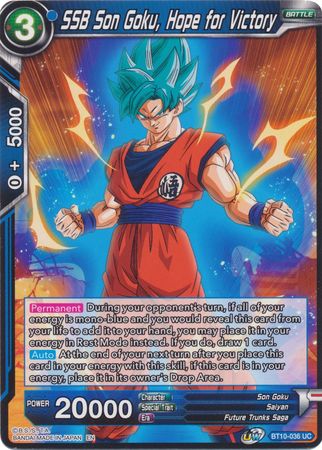 SSB Son Goku, Hope for Victory (BT10-036) [Rise of the Unison Warrior 2nd Edition] | Nerdhalla Games