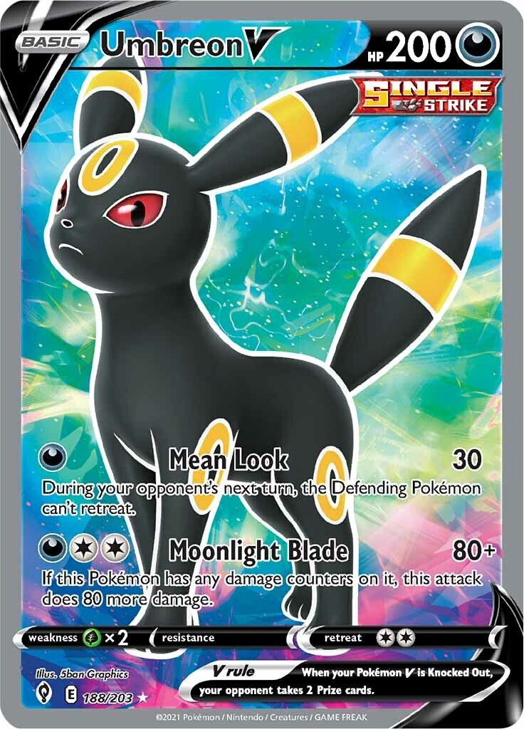 Umbreon V (188/203) [Sword & Shield: Evolving Skies] | Nerdhalla Games