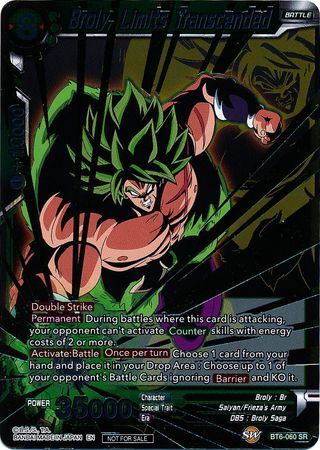 Broly, Limits Transcended (Event Pack 3 - 2019) (BT6-060_PR) [Promotion Cards] | Nerdhalla Games