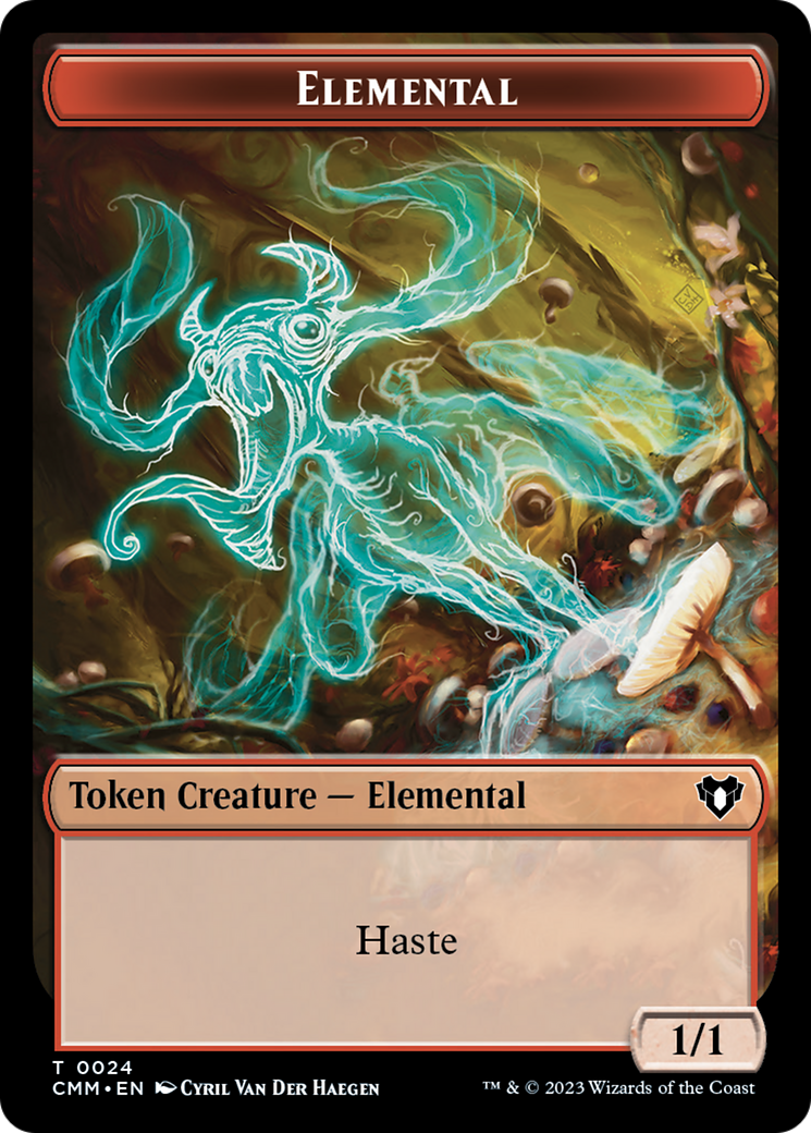 Elemental Token (24) [Commander Masters Tokens] | Nerdhalla Games