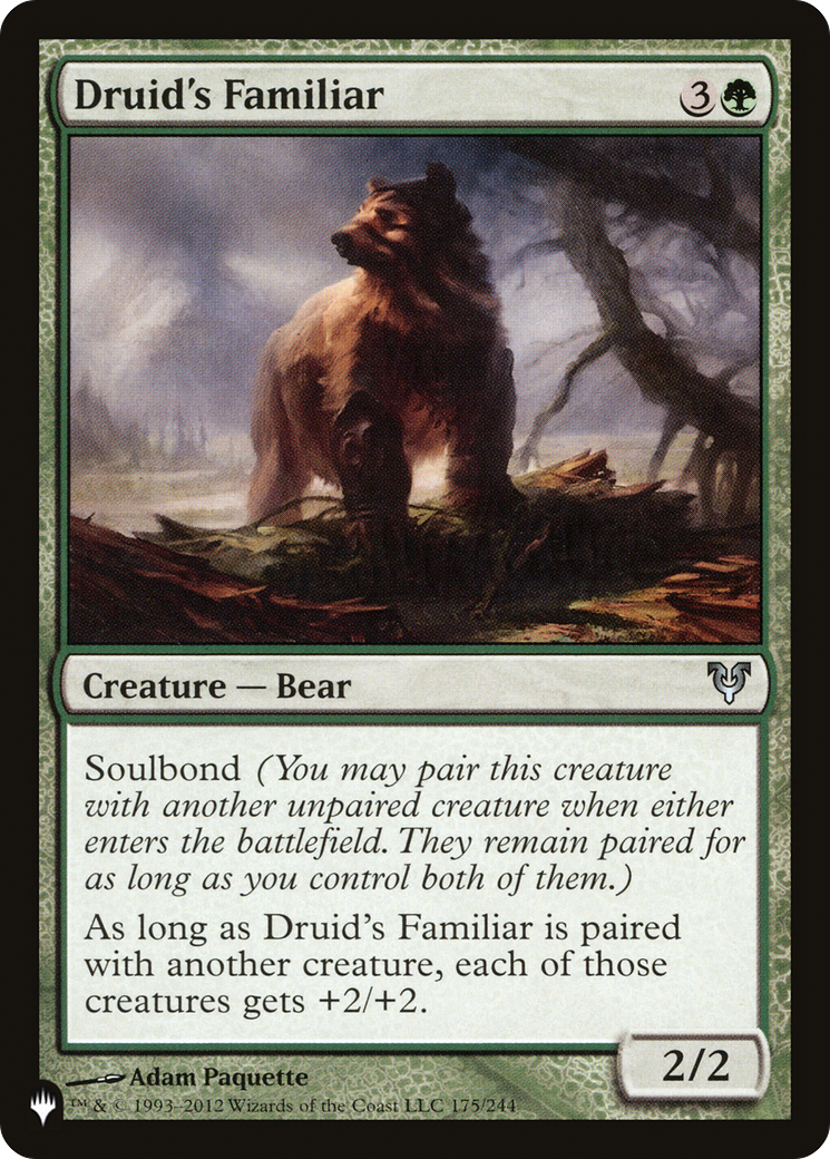 Druid's Familiar [The List Reprints] | Nerdhalla Games