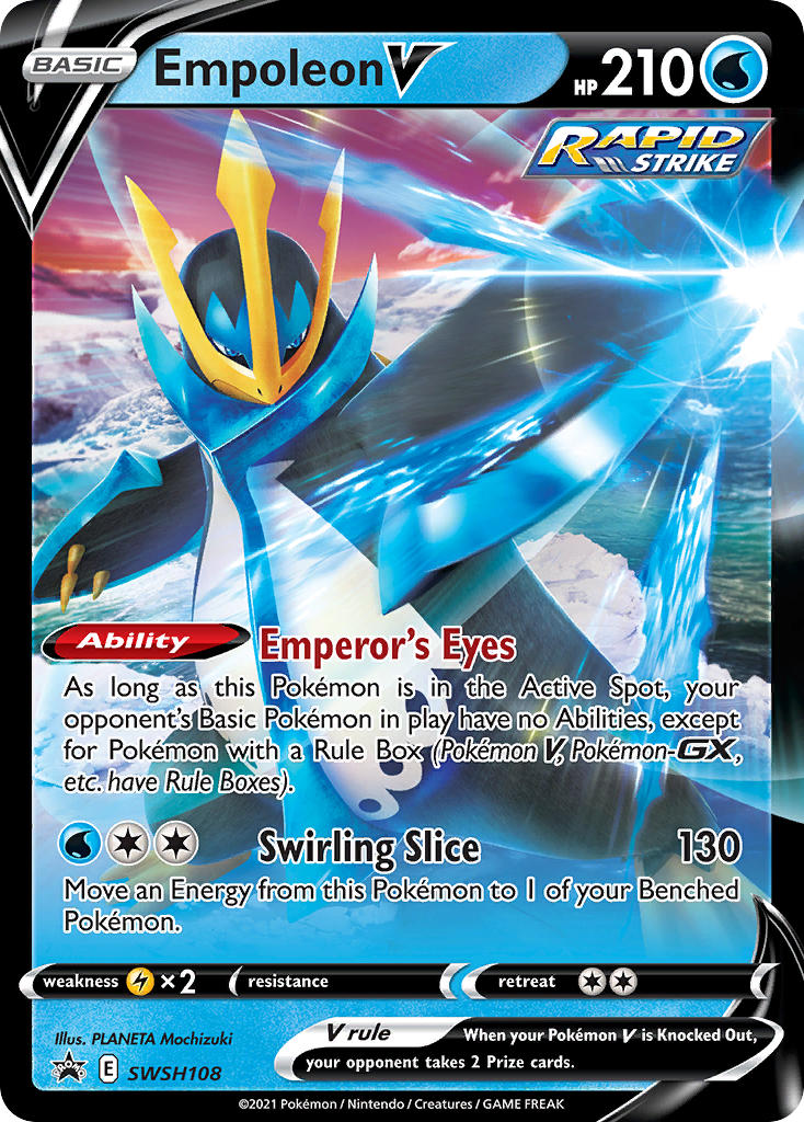 Empoleon V (SWSH108) [Sword & Shield: Black Star Promos] | Nerdhalla Games