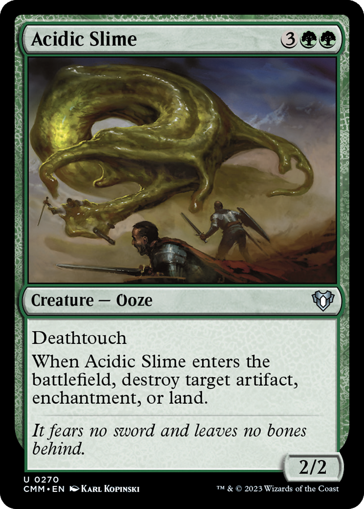 Acidic Slime [Commander Masters] | Nerdhalla Games