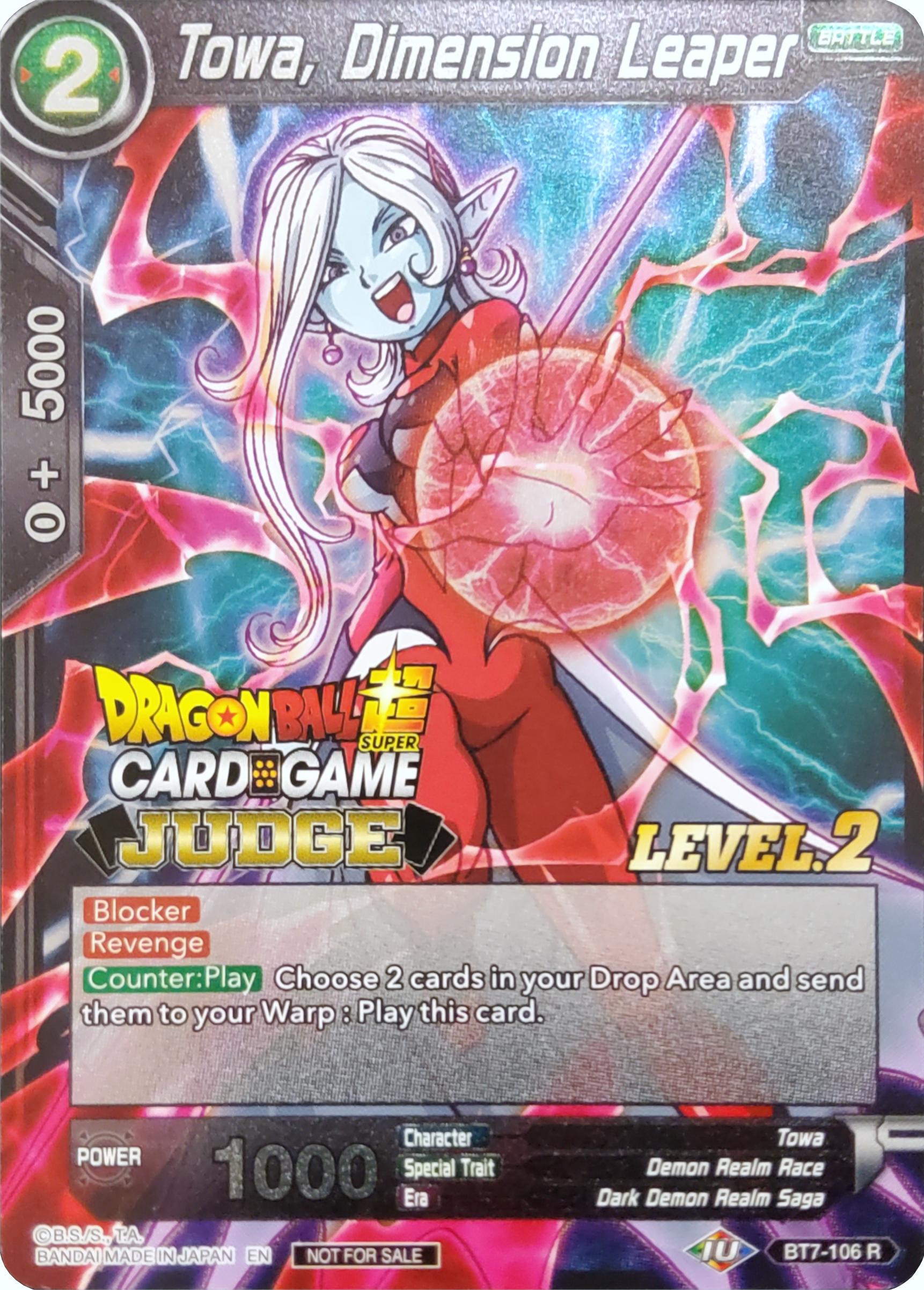 Towa, Dimension Leaper (Level 2) (BT7-106) [Judge Promotion Cards] | Nerdhalla Games