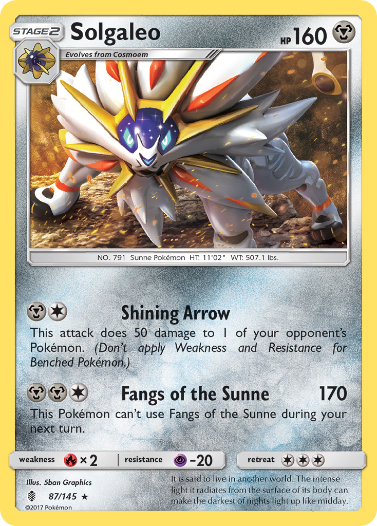 Solgaleo (87/145) [Sun & Moon: Guardians Rising] | Nerdhalla Games