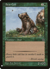 Bear Cub [Mystery Booster] | Nerdhalla Games