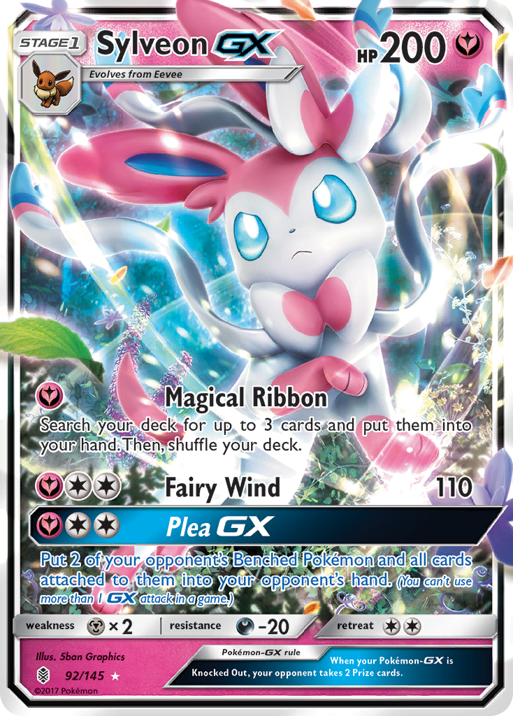 Sylveon GX (92/145) [Sun & Moon: Guardians Rising] | Nerdhalla Games