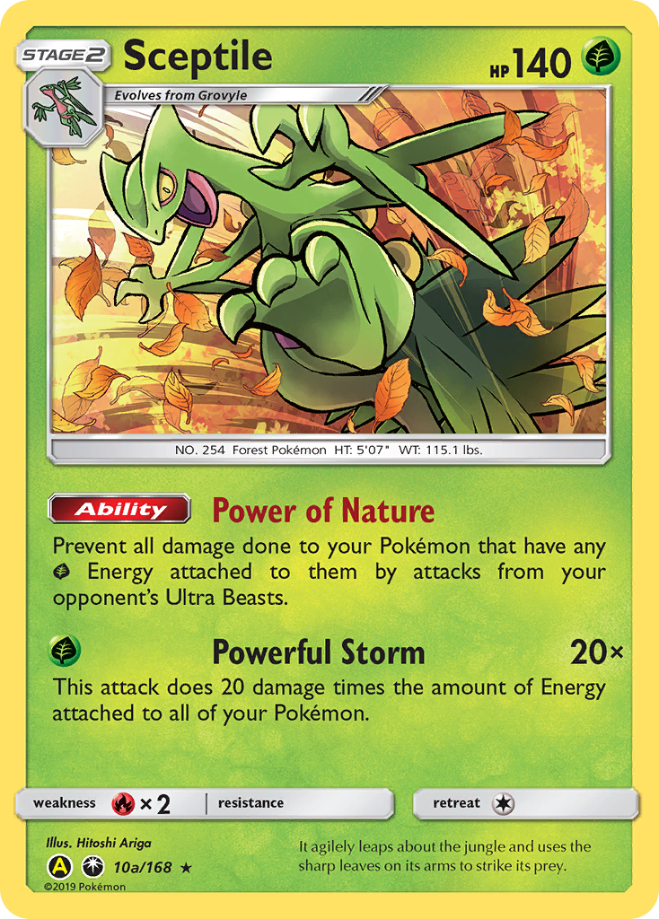 Sceptile (10a/168) [Alternate Art Promos] | Nerdhalla Games