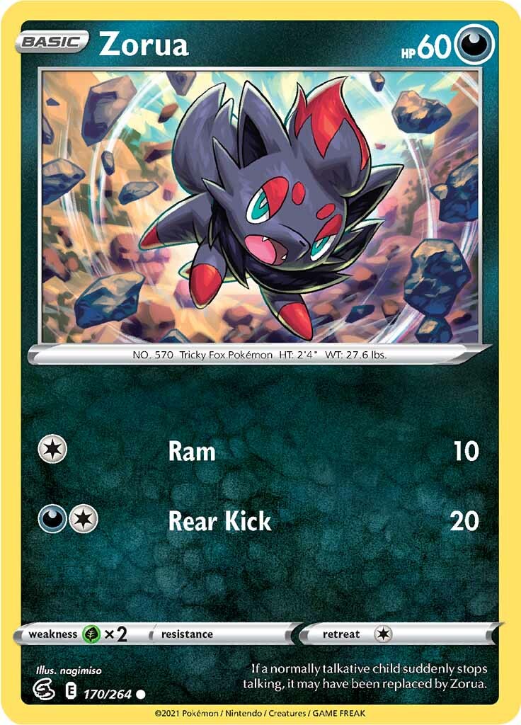 Zorua (170/264) [Sword & Shield: Fusion Strike] | Nerdhalla Games