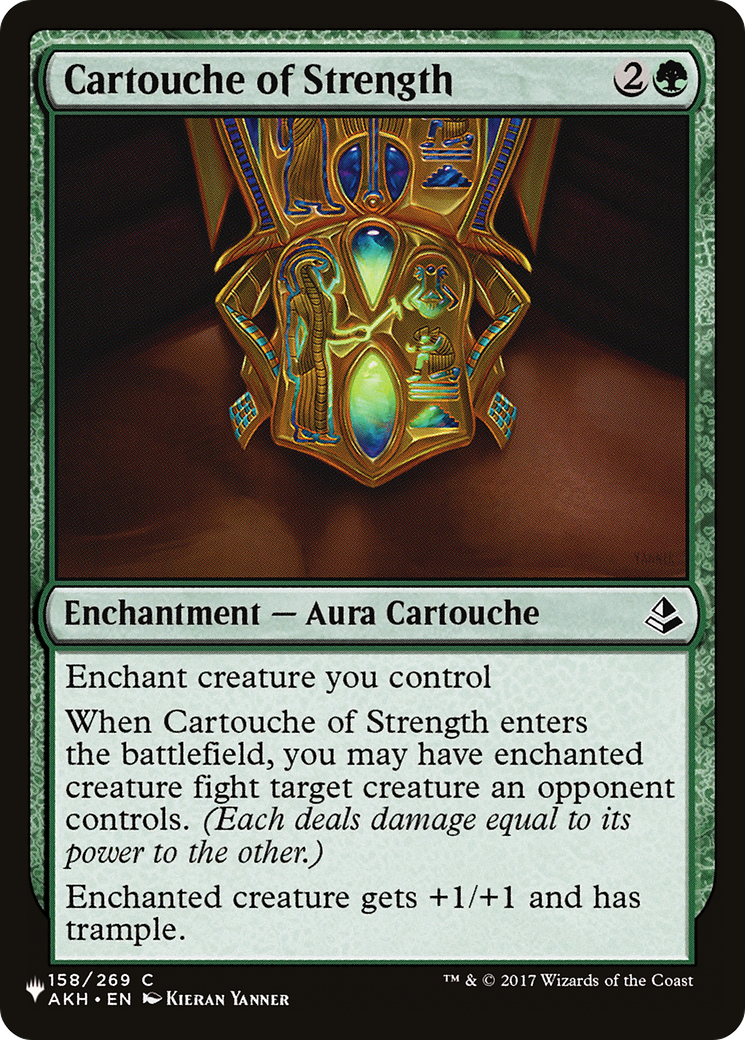 Cartouche of Strength [The List] | Nerdhalla Games