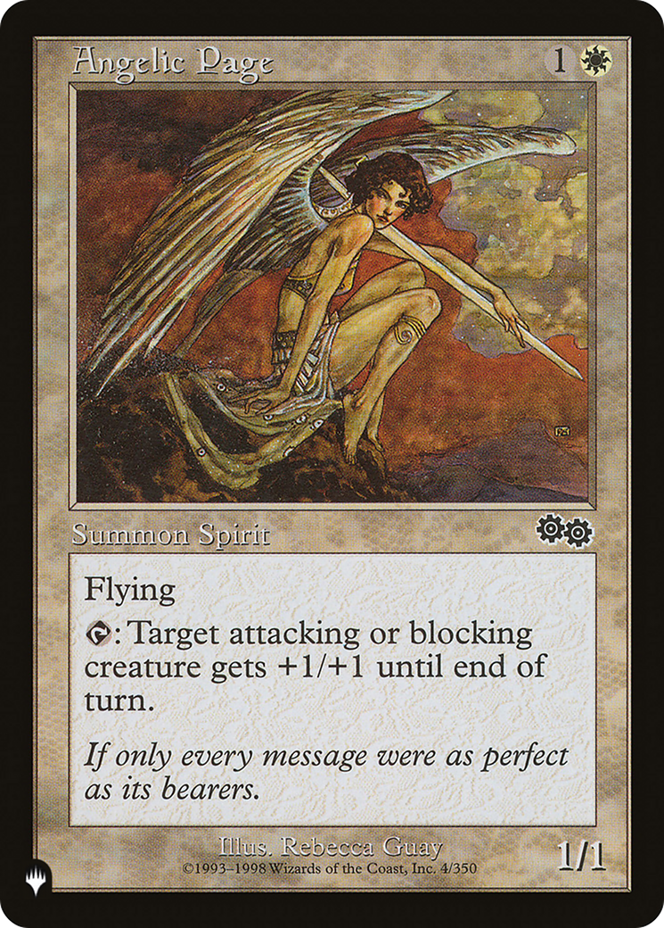 Angelic Page [The List Reprints] | Nerdhalla Games