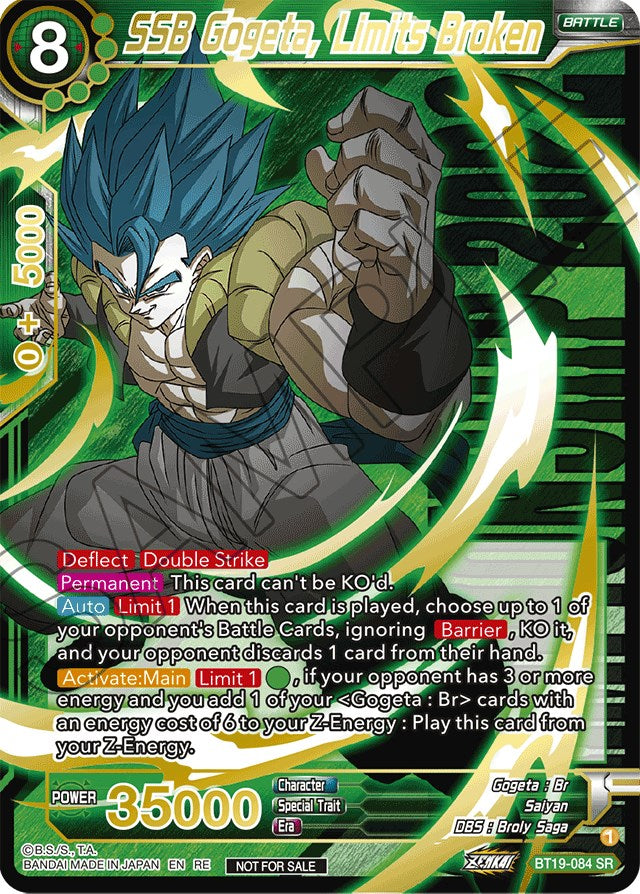 SSB Gogeta, Limits Broken (Championship 2022) (BT19-084) [Promotion Cards] | Nerdhalla Games