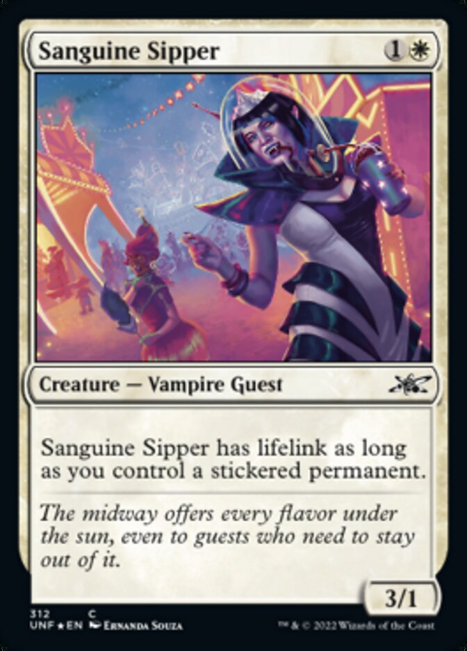 Sanguine Sipper (Galaxy Foil) [Unfinity] | Nerdhalla Games