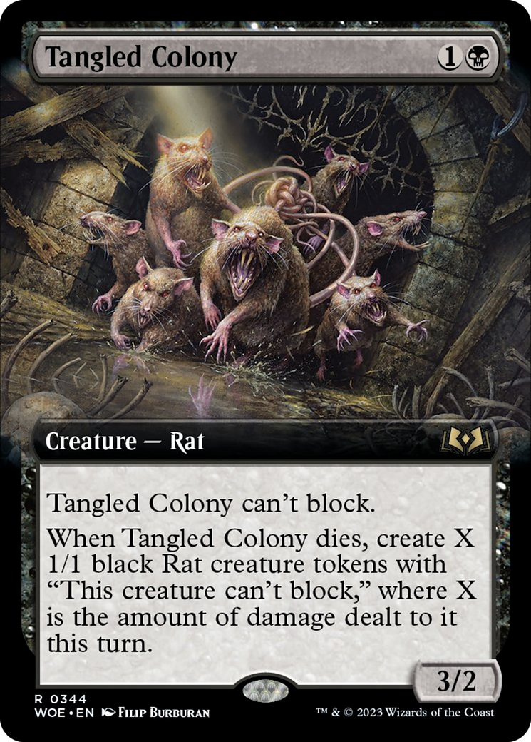 Tangled Colony (Extended Art) [Wilds of Eldraine] | Nerdhalla Games