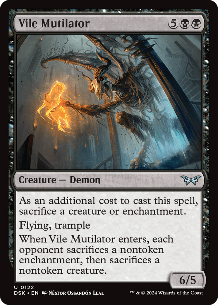 Vile Mutilator [Duskmourn: House of Horror] | Nerdhalla Games