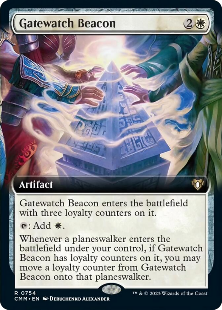 Gatewatch Beacon (Extended Art) [Commander Masters] | Nerdhalla Games