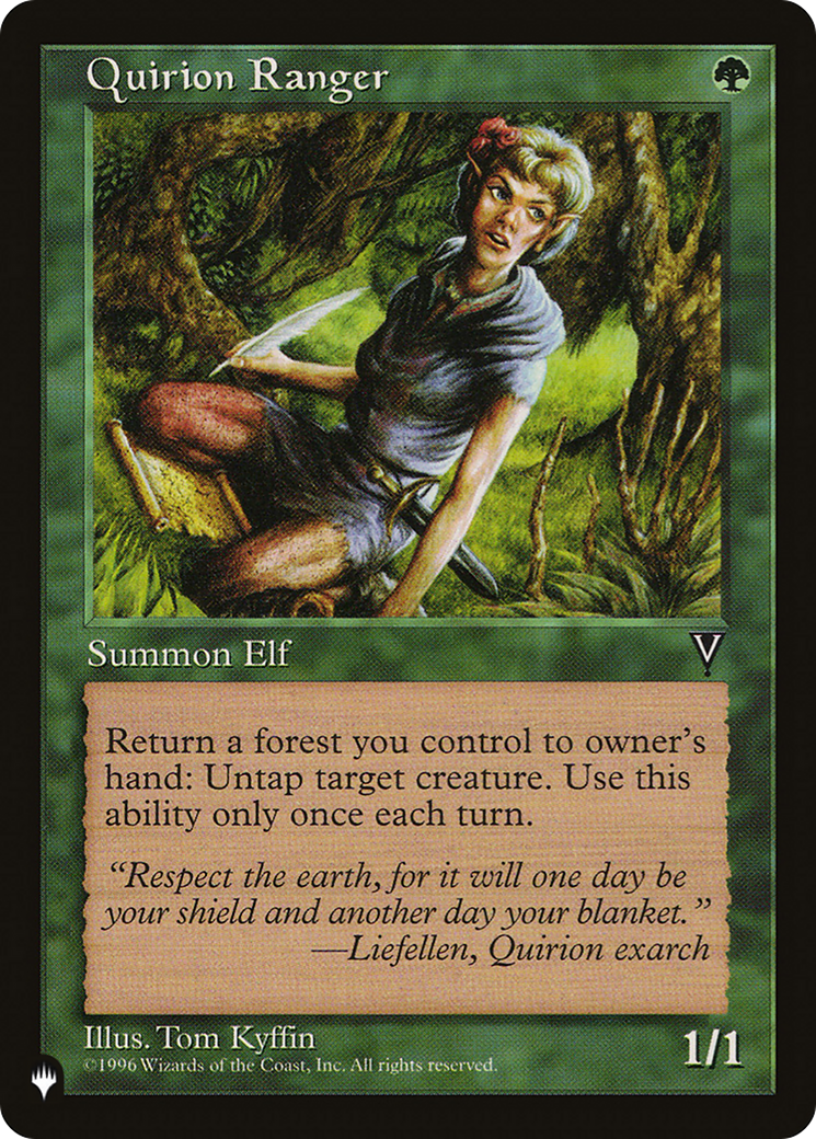 Quirion Ranger [The List Reprints] | Nerdhalla Games