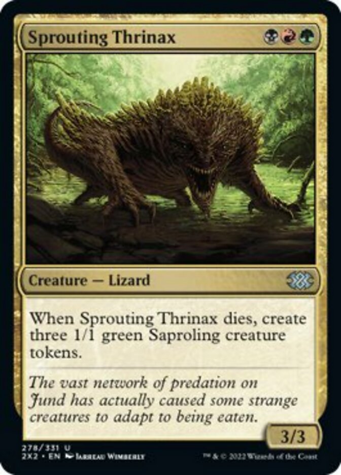 Sprouting Thrinax [Double Masters 2022] | Nerdhalla Games