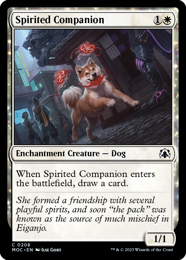 Spirited Companion [March of the Machine Commander] | Nerdhalla Games