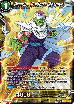 Piccolo, Fusion's Resolve (BT17-099) [Ultimate Squad] | Nerdhalla Games