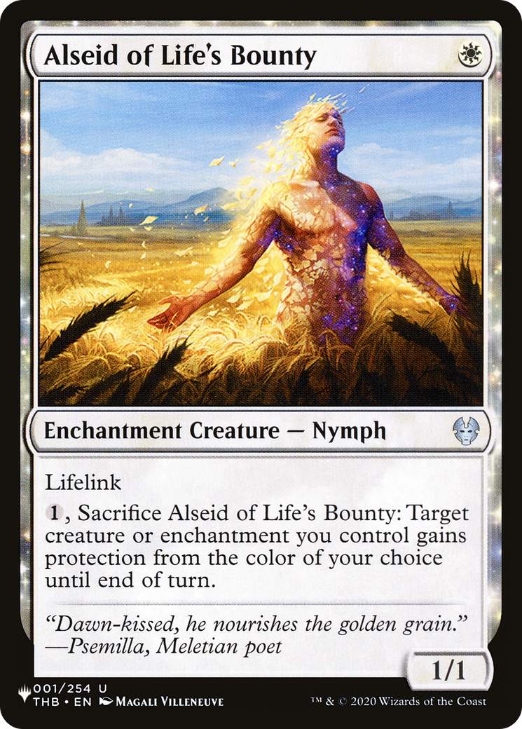 Alseid of Life's Bounty [The List Reprints] | Nerdhalla Games