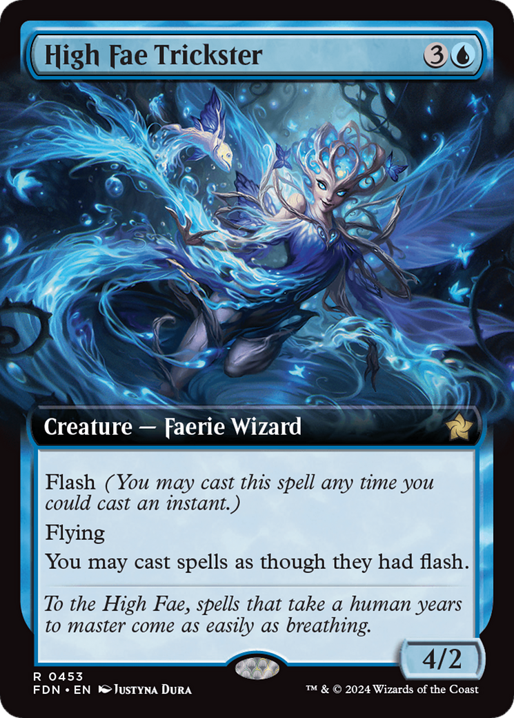 High Fae Trickster (Extended Art) [Foundations] | Nerdhalla Games