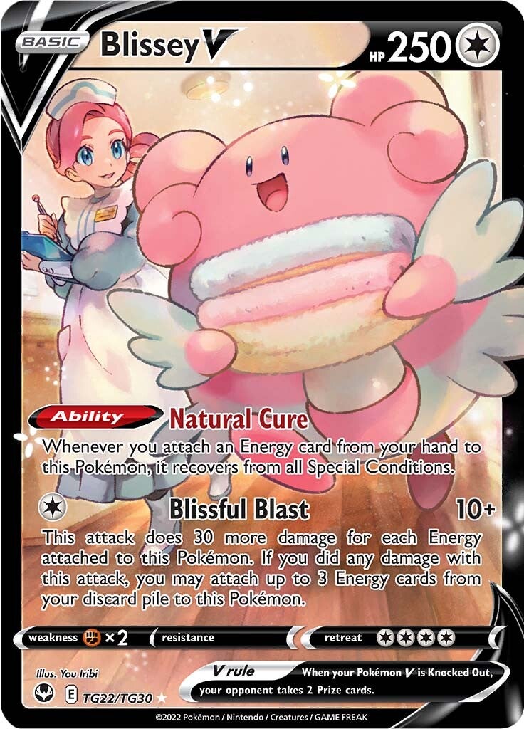 Blissey V (TG22/TG30) [Sword & Shield: Silver Tempest] | Nerdhalla Games