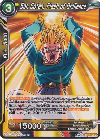 Son Goten, Flash of Brilliance (BT10-101) [Rise of the Unison Warrior 2nd Edition] | Nerdhalla Games