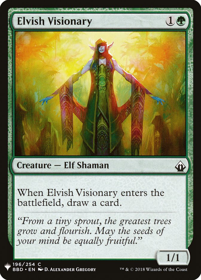 Elvish Visionary [Mystery Booster] | Nerdhalla Games