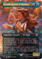 Elrond, Master of Healing (Borderless Alternate Art) [The Lord of the Rings: Tales of Middle-Earth] | Nerdhalla Games