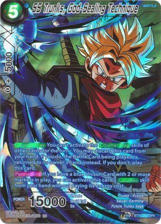 SS Trunks, God-Sealing Technique (SPR) (BT10-044) [Rise of the Unison Warrior 2nd Edition] | Nerdhalla Games