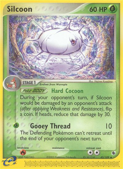 Silcoon (43/109) [EX: Ruby & Sapphire] | Nerdhalla Games