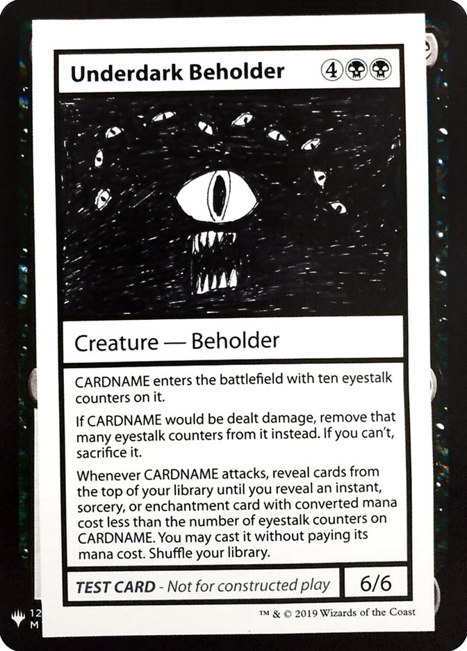 Underdark Beholder [Mystery Booster Playtest Cards] | Nerdhalla Games