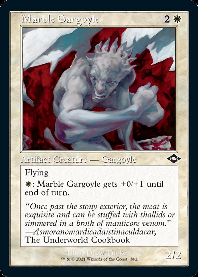 Marble Gargoyle (Retro Foil Etched) [Modern Horizons 2] | Nerdhalla Games