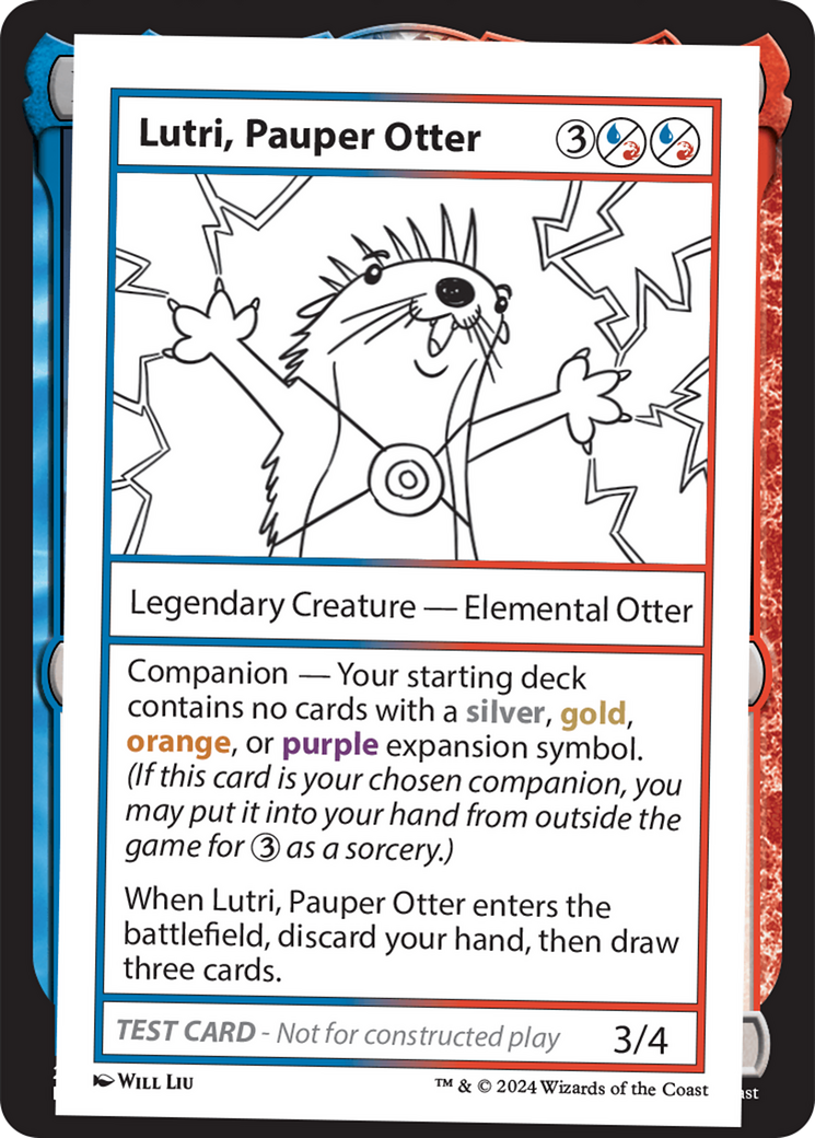 Lutri, Pauper Otter [Mystery Booster 2 Playtest Cards] | Nerdhalla Games