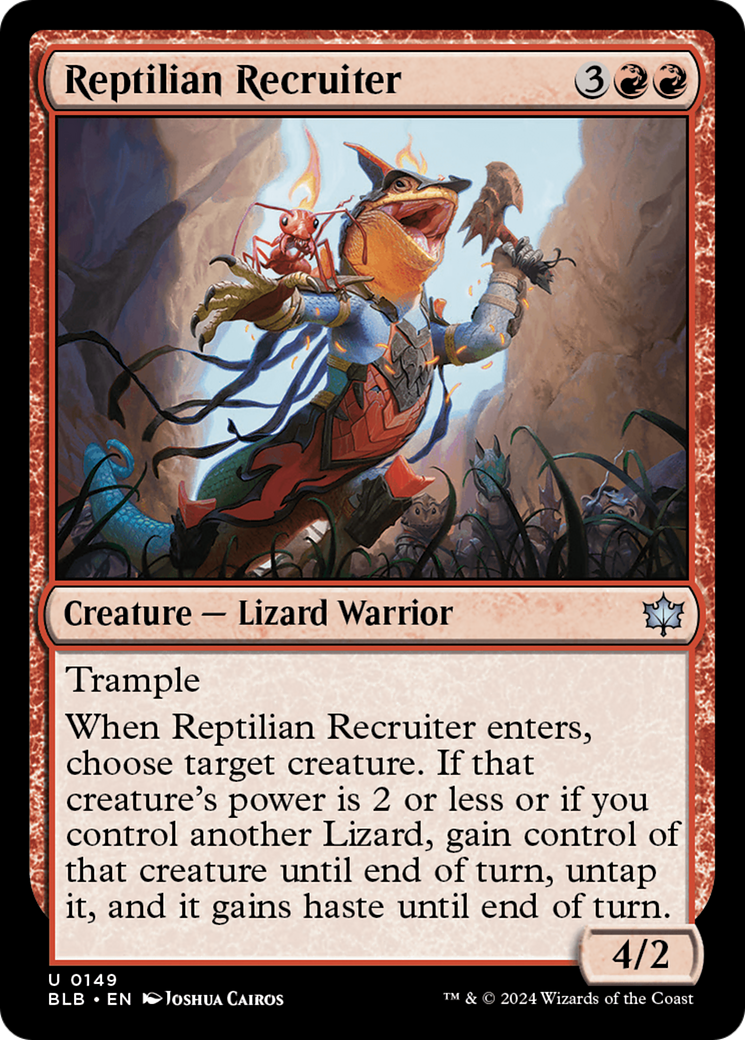 Reptilian Recruiter [Bloomburrow] | Nerdhalla Games