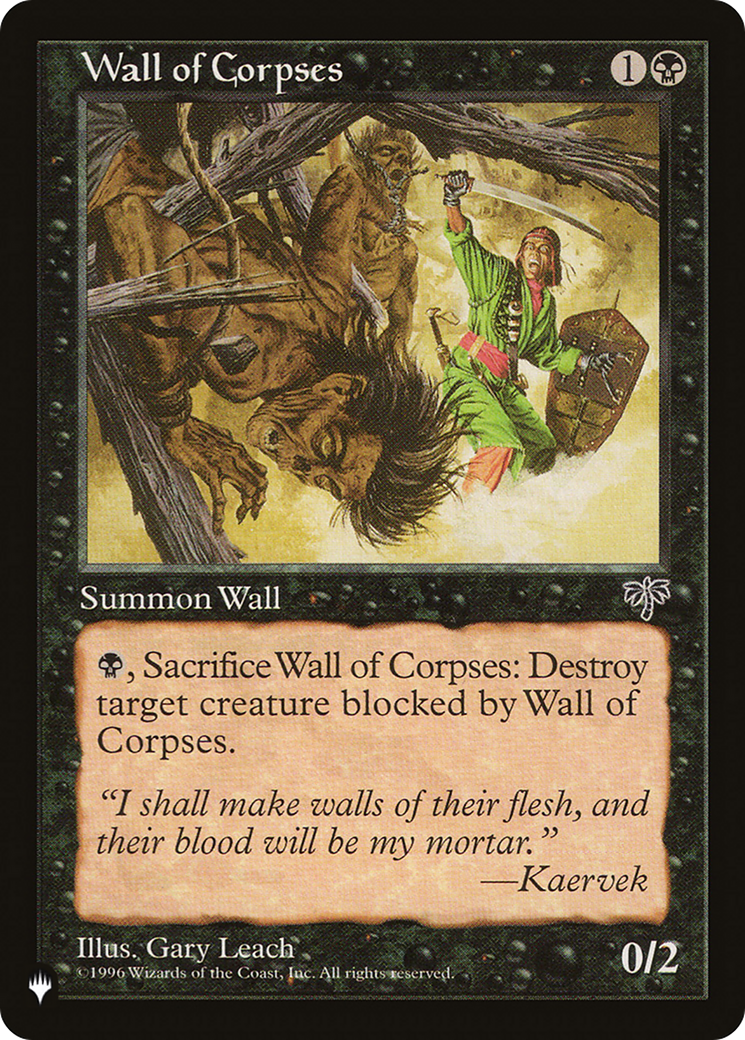 Wall of Corpses [The List Reprints] | Nerdhalla Games