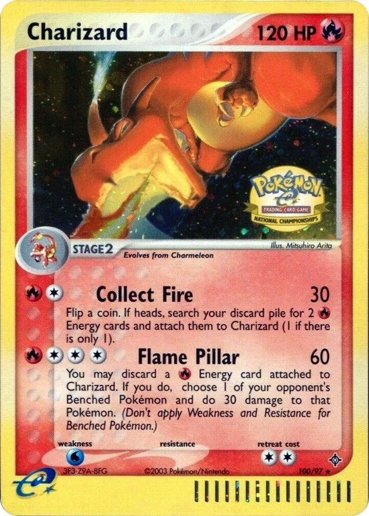 Charizard (100/097) (National Championships) [League & Championship Cards] | Nerdhalla Games