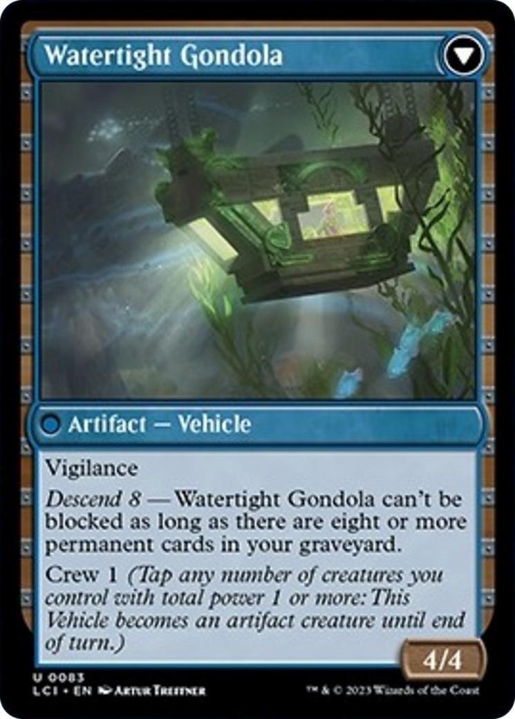 Waterlogged Hulk // Watertight Gondola [The Lost Caverns of Ixalan] | Nerdhalla Games