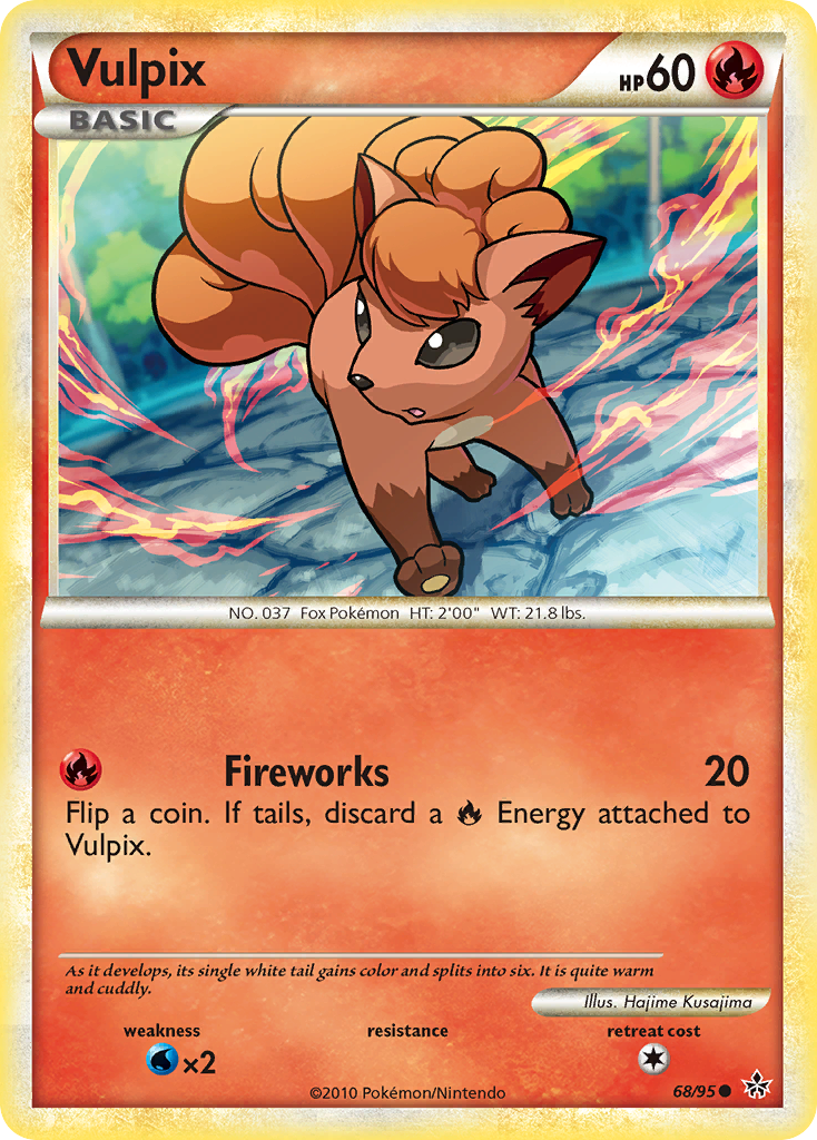 Vulpix (68/95) [HeartGold & SoulSilver: Unleashed] | Nerdhalla Games