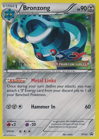 Bronzong (XY21) (Staff) [XY: Black Star Promos] | Nerdhalla Games