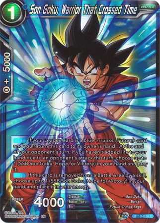 Son Goku, Warrior That Crossed Time (BT10-038) [Rise of the Unison Warrior 2nd Edition] | Nerdhalla Games